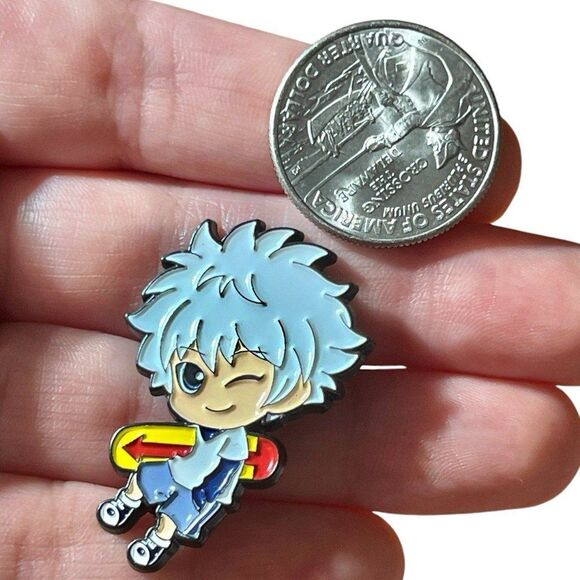 Hunter x Hunter Gon and Killua Enamel Pin Set of 2 Pins - Picture 7 of 8